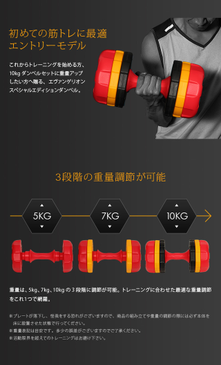 Illustration for article titled There Are Official Evangelion Dumbbells and Nothing Makes Sense Anymore